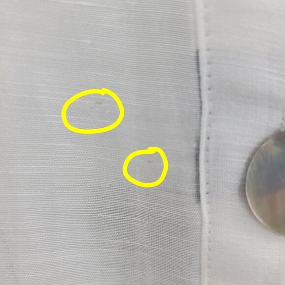 Terra SJ Apparel Lagenlook Button Up Top Tunic Pocket Abstract Print Art to Wear - Picture 13 of 13